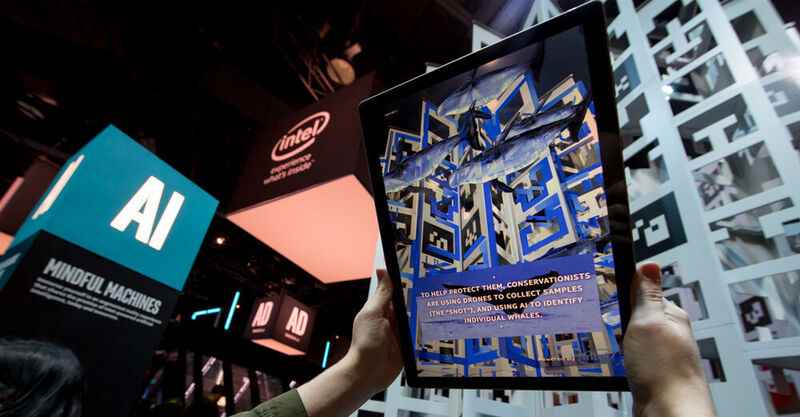 Sehenswertes auf dem Stand von Intel auf der CESW in Las Vegas. (Intel Corporation)