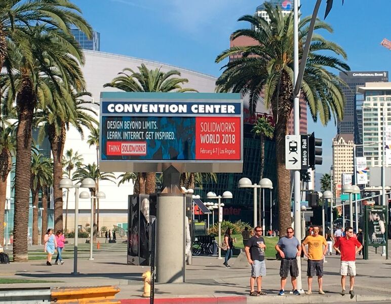 Bereits zum zweiten Mal hintereinander fand die Solidworks World in Los Angeles statt. (Stefanie Michel)