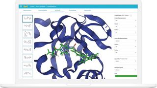 Die KI-gestützte Software Aiddison von Merck soll die Lücke zwischen virtuellem Moleküldesign und realer Herstellbarkeit schließen. (Bild: Merck)