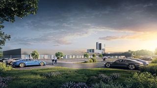 Porsche baut in Bietigheim-Bissingen ein neues Qualifzierungszentrum für seiner Handelsbetriebe. (Bild: Porsche AG)