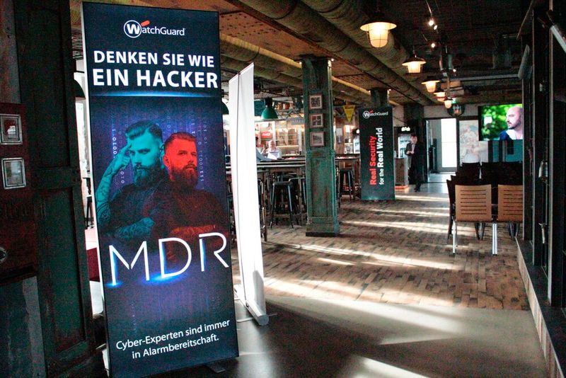 Ruhe vor dem Sturm in der Motorworld Köln. (Bild: Watchguard Technologies)