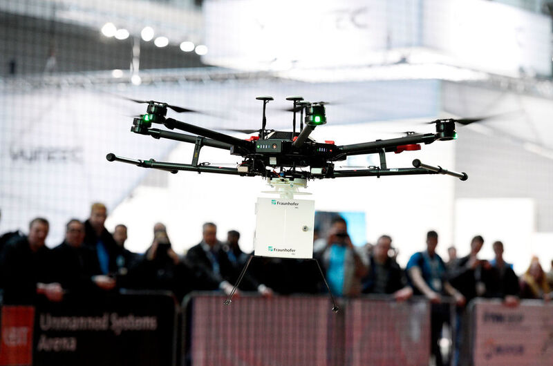 Auch die Drohnen-Dichte dürfte beachtlich sein. (Deutsche Messe AG)