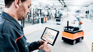 Wie Smart Factory konkret im eigenen Unternehmen umgesetzt werden kann, ist Bestandteil des Seminars.  (Bild: B&B / Kuka)