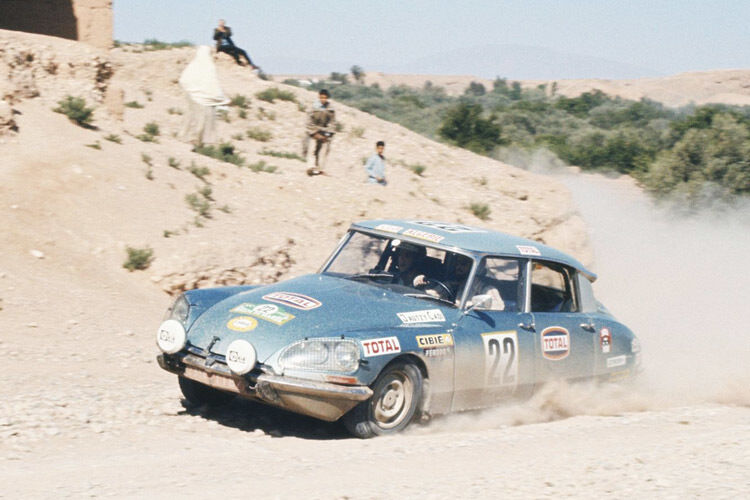 Härtetest: Im Jahr 1970 startet die Citroën DS auch bei der Rallye Paris - Kabul. (Foto: Citroën )