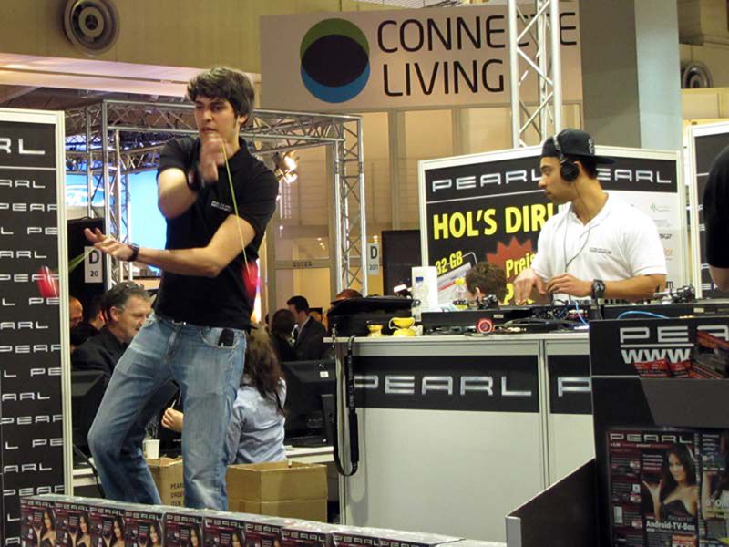 Professionelle Jojo-Akrobaten hatten dagegen etwas mehr Stress. (Bild: ds)