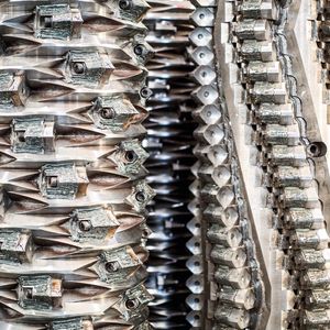 Mit Rotoren unterschiedlicher Größe und Bauform berücksichtigt Vecoplan die Fülle an Recyclingmaterialien, die mit ihnen zerkleinert werden können.(Bild:  Vecoplan)