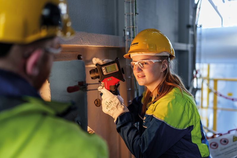 Riesenkonzern mit Raum für Persönlichkeit: BASF erzielt die Note 2,53. Statt reiner Fachkompetenz zählt bei dem Chemiekonzern die Vielfalt der Talente – „Bei uns steht der Mensch im Fokus“, so Daniela Kalweit, Leiterin Rekrutierung Auszubildende. Dafür verspricht der Konzern individuelle Betreuung, kleine Ausbildungsgruppen und ein gutes familiäres Arbeitsklima. (Bild: BASF SE)