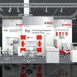 Partnerland Kanada ist bei der Hannover Messe 2025 auf dem Stand der Michael Koch GmbH an zentraler Position vertreten: Controleng präsentiert die neuste Version seines Simulationstools Servosoft. Hannover Messe 2025: Halle 6 Stand G39(Bild:  Michael Koch)