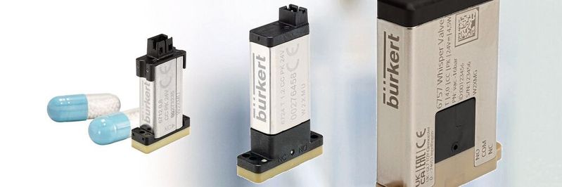 Die WhisperValve lassen sich gut aneinanderreihen oder zu kompletten Systemlösungen kombinieren. Über eine Elektronikerweiterung sind viele Analysefunktionen realisierbar.(Bild:  Bürkert Fluid Control Systems)