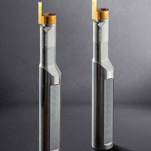 Face grooving to a depth of up to 10 mm is possible with the new Mini 114 system from Horn.(Source:  Horn)