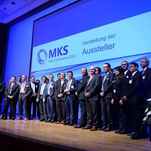 15 Ausstellerfirmen sowie Gäste aus Politik, Wirtschaft und Hochschule konnte Vorstandschef Michael Kempf zur MKS User Conference begrüßen.(MKS)