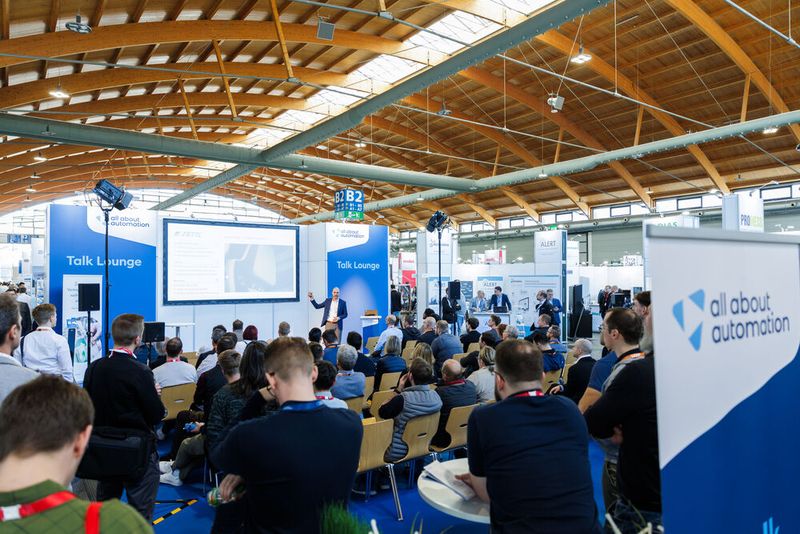 Die all about automation in Friedrichshafen wächst: Sowohl bei der Besucherzahl als auch bei der Anzahl der Aussteller hat die Automationsplattform am Bodensee um mehr als 20 Prozent zugelegt. (Bild: Easyfairs)