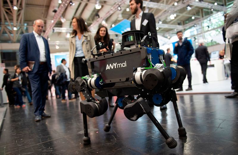 Research and Technology - Internationale Leitmesse für Forschung, Entwicklung und Technologietransfer. ANYmal von ANYbotics, Halle 2, Stand C39 (Deutsche Messe)