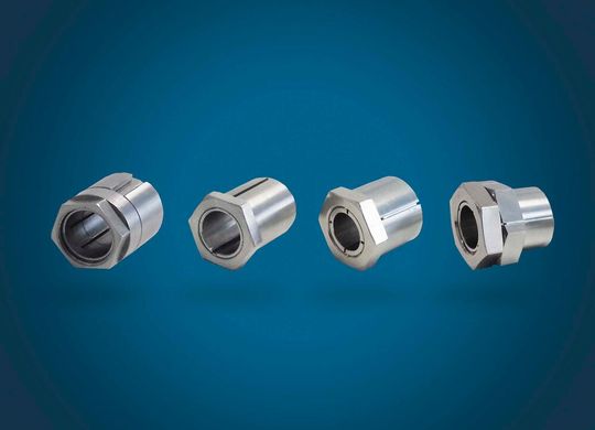 Spannsätze von KBK eignen sich  für die spielfreie Drehmomentübertragung.(Bild:  KBK Antriebstechnik)