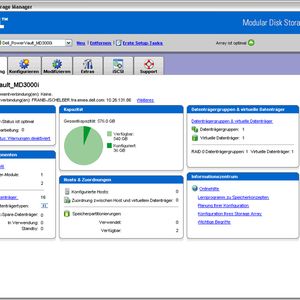 Der Modular Disk Storage Manager liefert alle wichtigen Informatiionen auf einen Blick. (Archiv: Vogel Business Media)