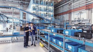 Für seine Sensorikprodukte und -anwendungen, etwa Track-and-Trace-Systeme für die Logistik, verzeichnet Sick starke Zuwächse – insbesondere in der Logistikautomation. (Bild: Sick)