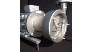 FPM-Serie mit Magnetkupplung, Spalttopf und offenem Laufrad verbindet Sicherheit und Sauberkeit. (Bild: Fristam Pumpen)