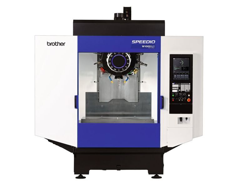 Die neue Speedio W1000Xd1 von Brother ist eine schnelle und kompakte Maschine und mit 1,2 Sekunden Rekordhalter im Span zu Span. (Brother)