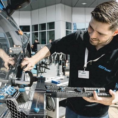 Carbon wird mit seinen Systemen erneut im Außenbereich der WKST präsent sein und Instandsetzung zum Anfassen bieten. (Bild: Stefan Bausewein)