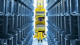 Bei Stöcklin hat man einen generellen Trend zur Ware-zum-Mann-Kommissionieren und damit zur Automatisierung via AKL ausgemacht und bietet entsprechende Lösungen an. (Stöcklin)