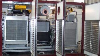 Containerversion mit Schrauben-/Boosterkombination, Turbo-Diesel-Antrieb;Volumenstrom 7 m³/min, 250 bar. (Archiv: Vogel Business Media)