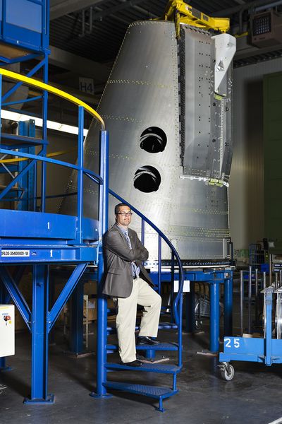 Didier Verhoeven, bei SABCA Projektleiter für das IXV. (Bild: Sander de Wilde)