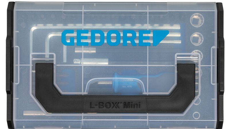 Durch den transparenten Kofferdeckel behält man das Sortiment im Blick. (Bild: Gedore (Thomas Philippi))