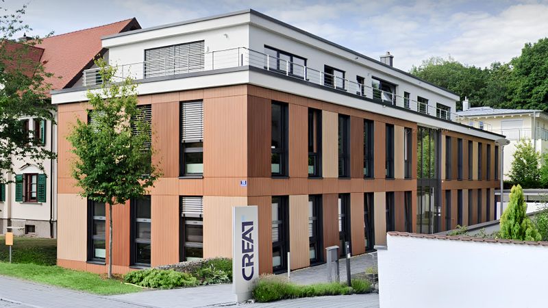 Der Hauptsitz von Creat in Ingolstadt.(Bild:  Creat)