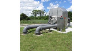 Der Rautenfilter im Einsatz auf einer Kläranlage (Invent)