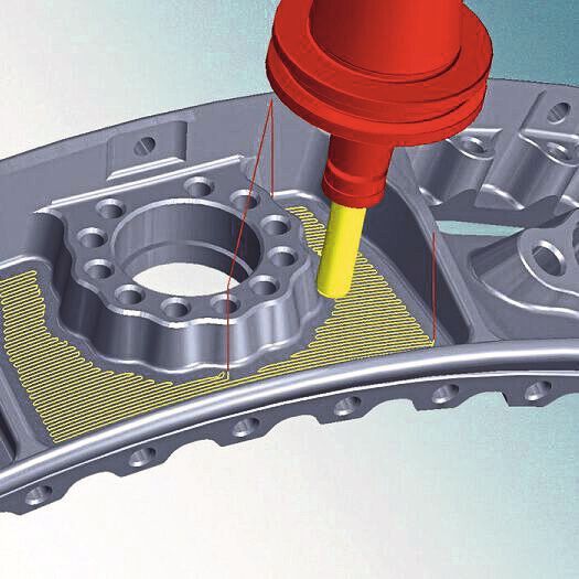 Turbine ring machining Turbine ring machining