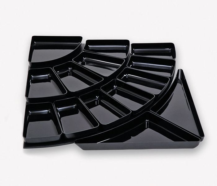 Flexor-Ausstellungsschalen für Comestibles-Geschäfte. (Bild: Flexor)