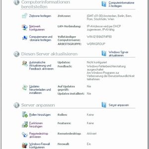 Bild 1: Alle Aufgaben der Erstkonfiguration sind in einer Schnittstelle zusammengefasst.