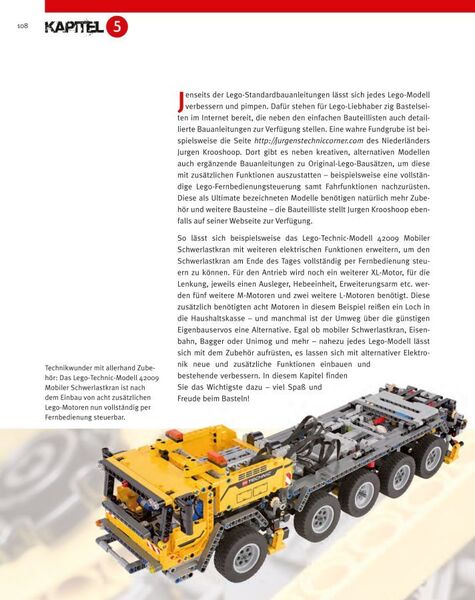 Lego für echte Kerle: Anwendungsbeispiele aus dem Franzis-Buch (Bild: Franhzis)