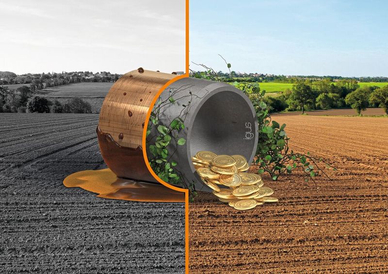 Schmierfreie Polymerlager senken Kosten und sind ökologisch nachhaltig. Eine unabhängige RWTH-Studie weist dies nun nach. (Bild:  igus GmbH)