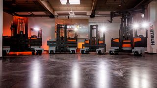 Das elektrische Lenksystem kann bei den Pheonix-Staplern auch mi der 360 ° HX-Lenkung kombiniert werden. (Hubtex)