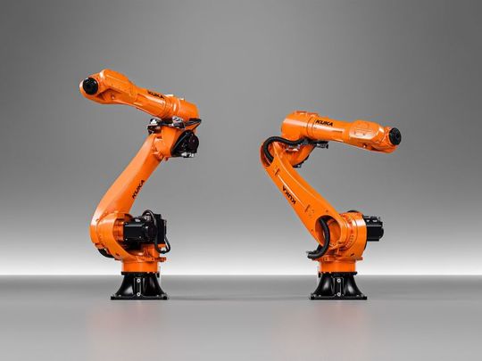 Die KR Cybertech mit 35 Kilo Traglast erweitert das Portfolio bei Kuka, was auch der Verpackungsindustrie zugutekommt.(Bild:  KUKA)