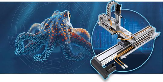 Mehrachssysteme und smarte Linearroboter für die Automatisierung.(Bild:  © Fernando - stock.adobe.com; Bosch Rexroth; [M] VCG)