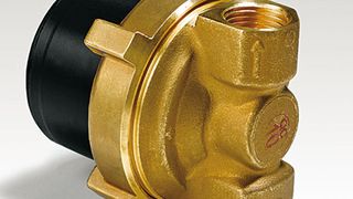 Die Umwälzpumpe Ecocirc D5solar bietet Sanftanlauf (Soft-Start-Automatik) bereits ab unter 1 W. Bild: ITT Lowara (Archiv: Vogel Business Media)