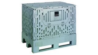 Mit der Security-Box von Cargoguard bietet DB Schenker eine neue gesicherte Transportbox an, deren intuitive Bedienung individuelle Sicherheitseinstellungen leicht machen soll. Bild: DB Schenker (Archiv: Vogel Business Media)