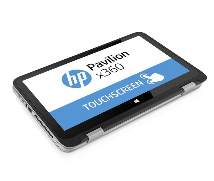 Als Tablet gerade noch tragbar: Das 13,3 Zoll große Pavilion x360 von HP bringt 1,8 kg auf die Waage. (Bild: HP)