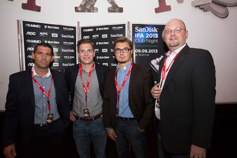 v. l. Andreas Kronschnabel, Andrew Roth, Patrik Krol und Robert Hirschbichler, Ingram Micro (Eventfotos: Nils Krüger)