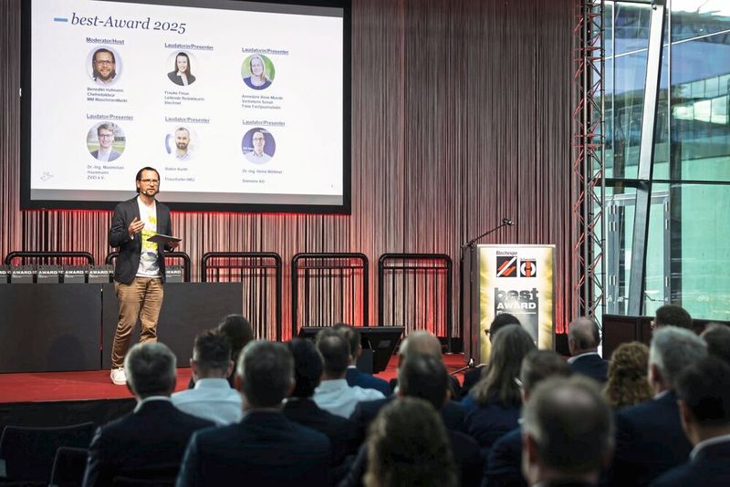 Impressionen der Verleihung des „best Award“ 2025 am ersten Messetag. (Bild: Jürgen Biniasch)