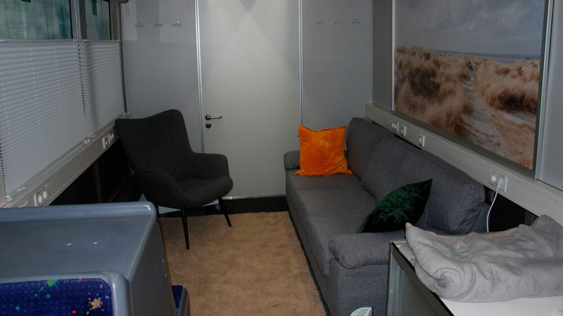 In diesem Raum soll die mobile Seelsorge stattfinden. (Bild: Wenz | F+K)