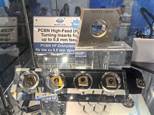 Worldia präsentierte seine Lösungen auf der EMO Hannover 2025.(Bild:  Worldia)