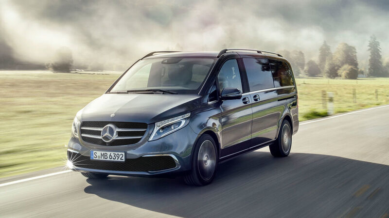 Platz 1 bei den Großraum-Vans im Februar 2022: Mercedes V-Klasse, 1.460 Neuzulassungen (Daimler)