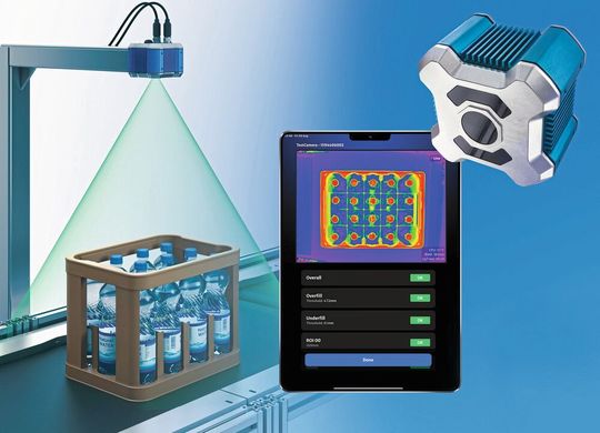 Die 3D-Smart-Kamera führt Vollständigkeitsprüfungen von Mehrzonenverpackungen durch, um eine zuverlässige Qualitätskontrolle zu gewährleisten.(Bild:  Contrinex Sensor)