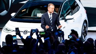 Der Wasserstoff-Technologie erteilte Volkswagen-Chef Herbert Diess erneut eine Absage. (Bild: Volkswagen)
