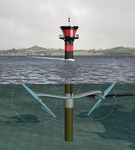 Künstlerische Darstellung einer SeaGen-Einheit im Betrieb (Bild: NKE)