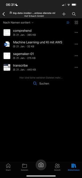 Office-Dokumente in SharePoint-Bibliotheken lassen sich direkt aus dem iPhone oder iPad heraus öffnen und bearbeiten. (Bild: Joos - Microsoft)