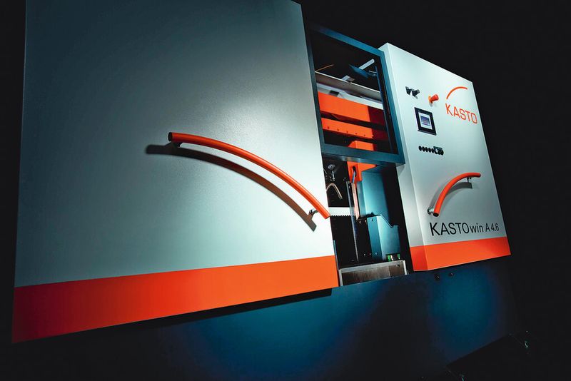 Die mit Standardkomponenten aufgebaute Bandsägemaschinen-Reihe Kastowin deckt rund 95% aller Sägeanforderungen ab.  (Bild. Kasto)